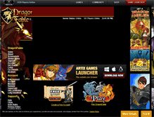 Tablet Screenshot of dragonfable.com